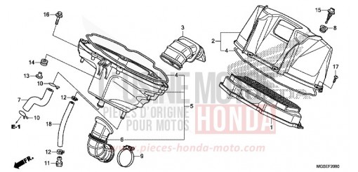 AIR CLEANER NC700SD de 2013
